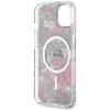 Guess GUHMP14SHCFWSA iPhone 14 / 15 / 136.1 zielony/khaki hardcase Flower MagSafe
